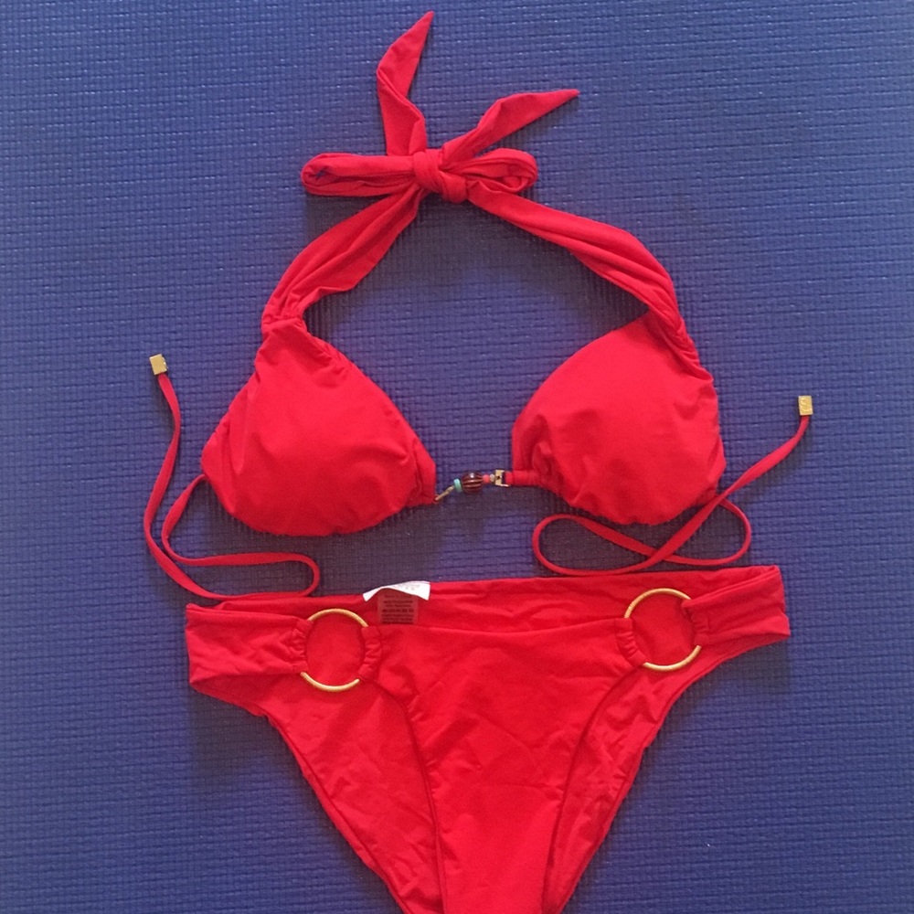 Beach bunny bikini top and bottom